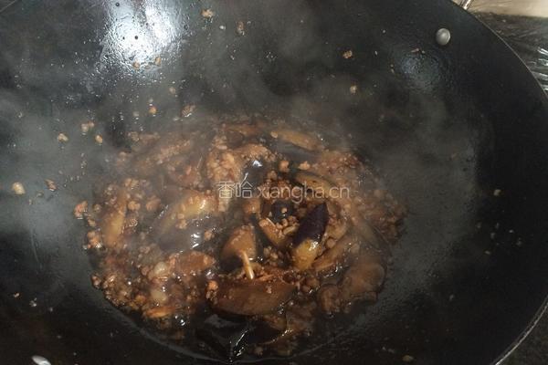 油焖肉末茄子的做法图解13
