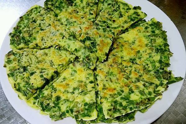 韭菜蛋饼的做法图解5
