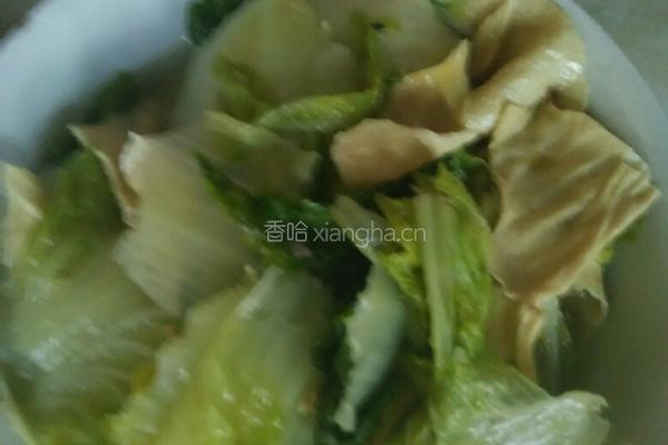 腐皮煮白菜