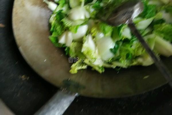 腐皮煮白菜的做法图解4