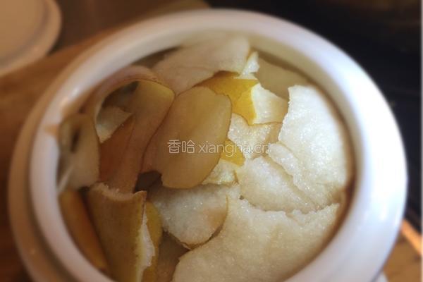 陈皮百合炖梨的做法图解5