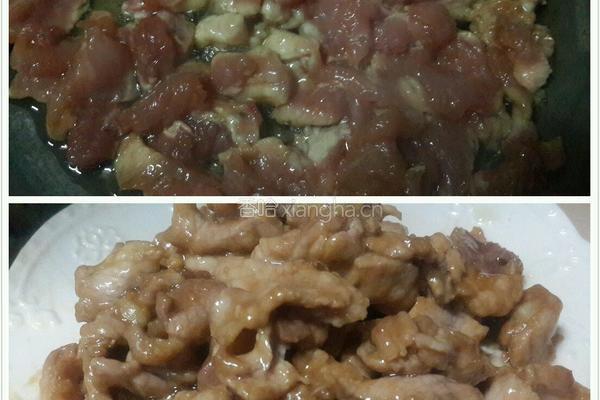 蚝油双菇肉片的做法图解4