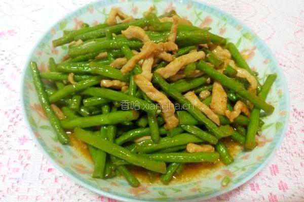 豆角炒肉丝的做法图解8