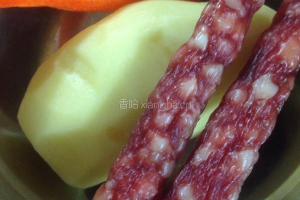 焖腊饭的做法图解1