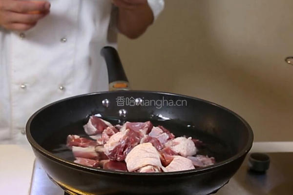 川香青笋炖田鸭的做法图解5
