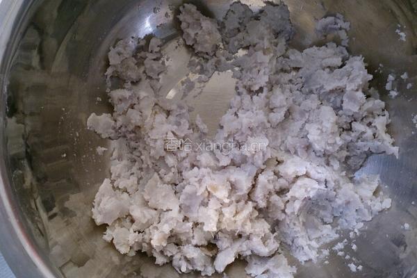 紫薯冰皮月饼的做法图解4