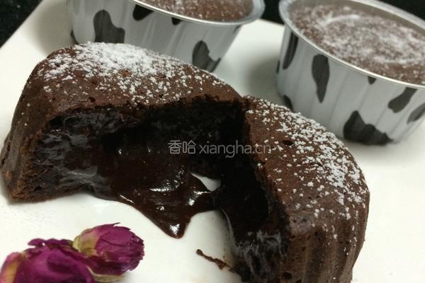 巧克力流心蛋糕的做法图解12