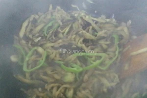 炒茄条的做法图解5