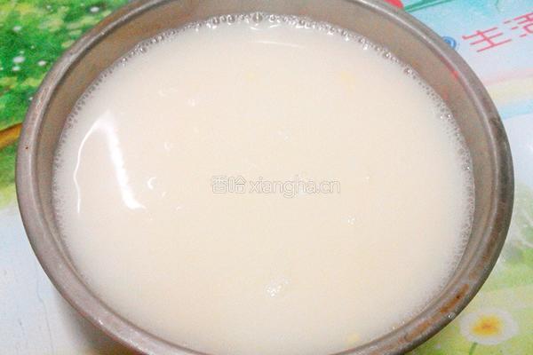 红豆奶香馒头的做法图解3