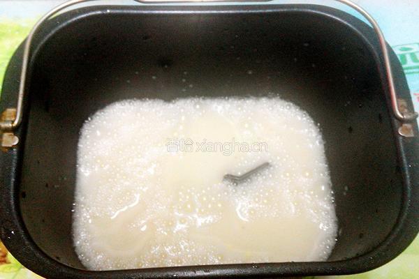 红豆奶香馒头的做法图解4