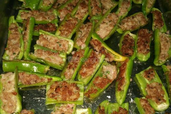 肉碎酿青椒的做法图解7
