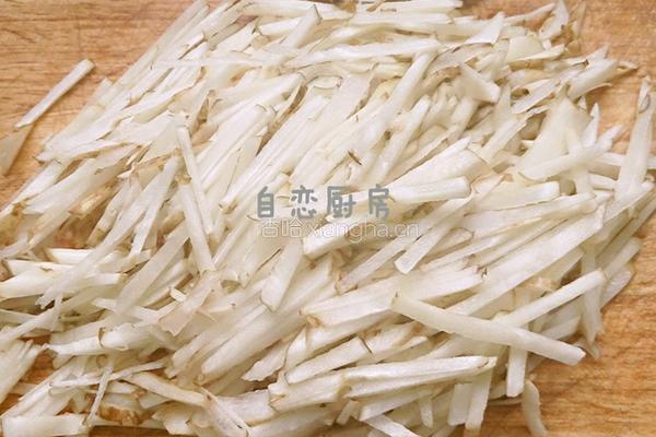 姜丝炒肉的做法图解2