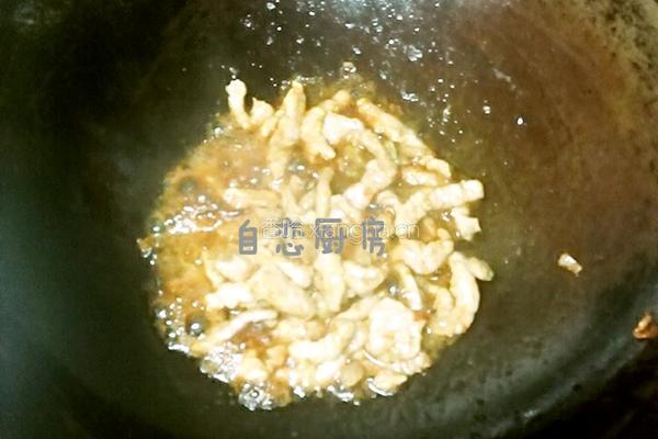 肉丝炒洋姜的做法图解5