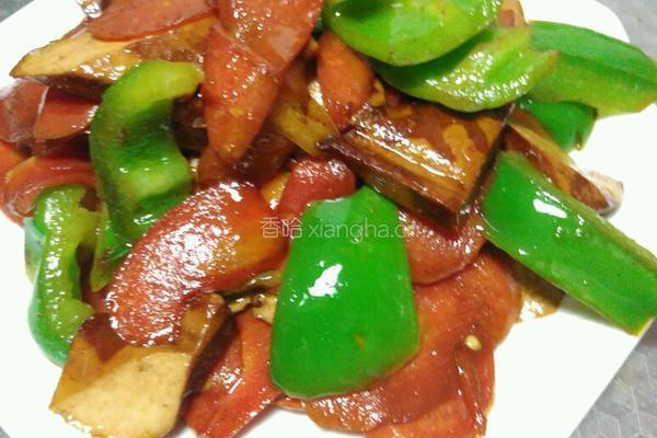 红萝卜炒豆干的做法图解11