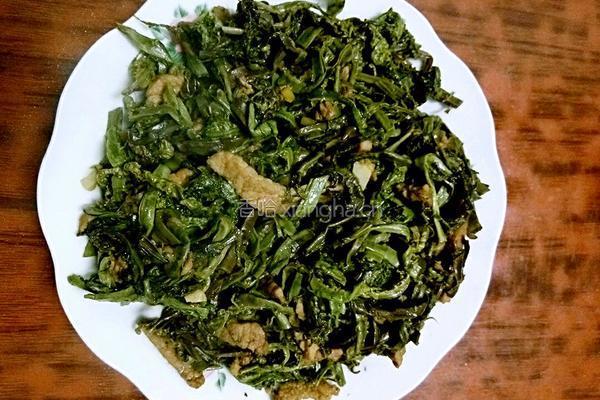 肉炒广东菜的做法图解3
