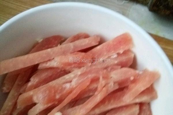 肉炒广东菜的做法图解2