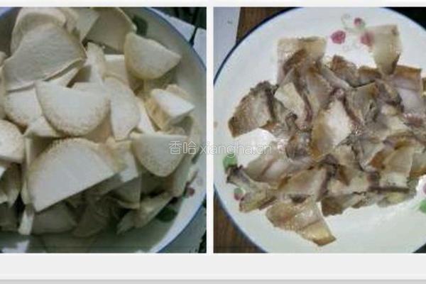 杏鲍菇炒腊肉的做法图解1