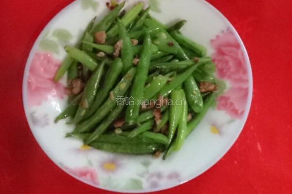 肉末四季豆的做法图解5
