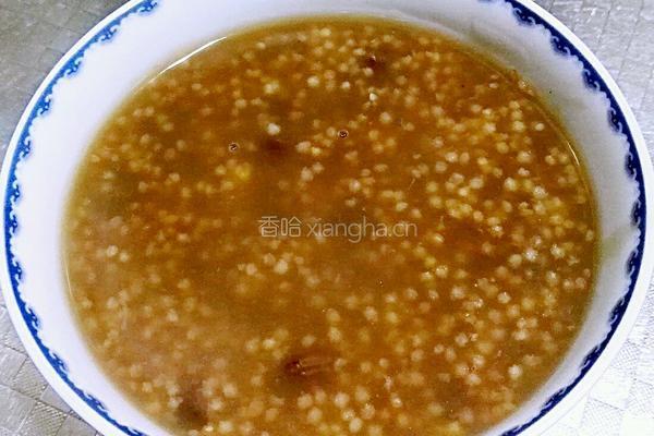 红豆小米粥的做法图解5