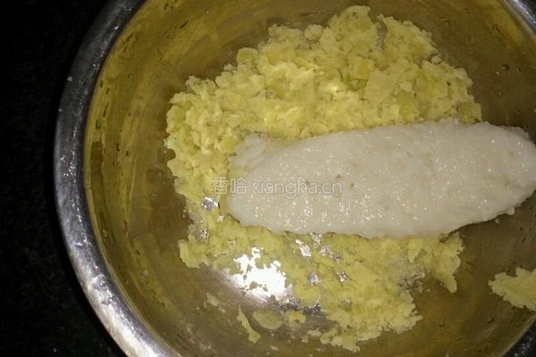 薯米云吞牛肝菌红薯面(虾仁)的做法图解7