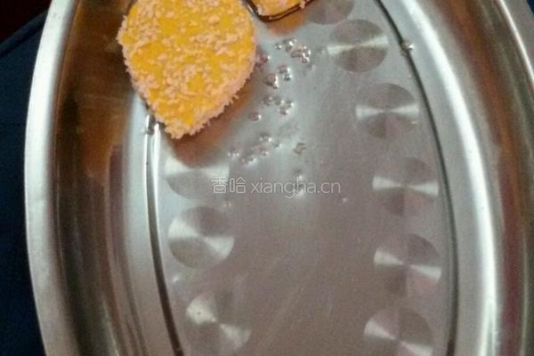 爱心南瓜饼的做法图解17