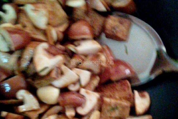 蘑菇豆腐的做法图解6