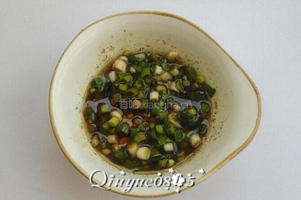 呛葱汁儿手擀面的做法图解3