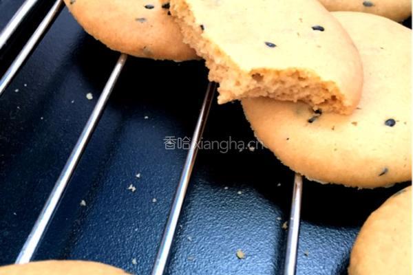 黑芝麻桃酥的做法图解4