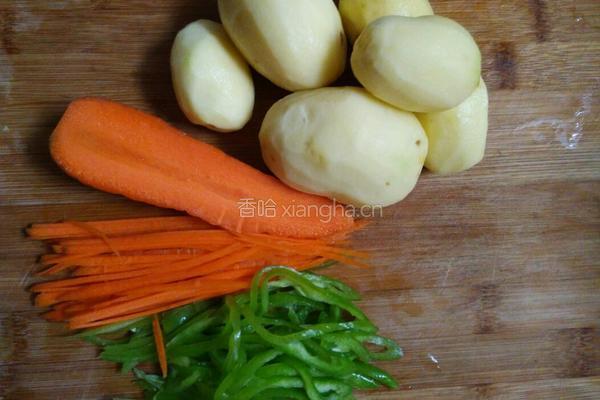 醋溜三丝的做法图解1