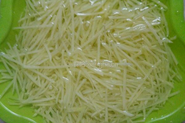 醋溜三丝的做法图解2