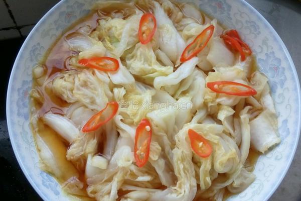 凉拌大白菜的做法图解4