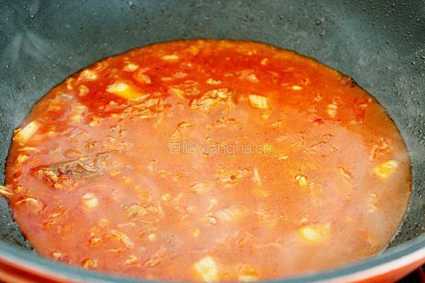 肉末泡菜豆腐的做法图解7