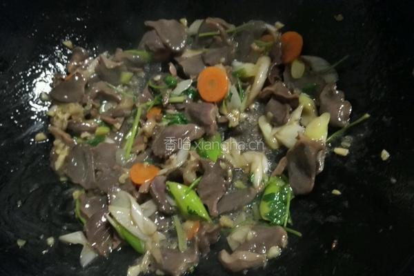 爆炒鸭胗的做法图解8