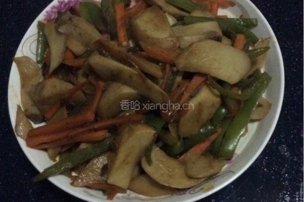 爆炒杏鲍菇