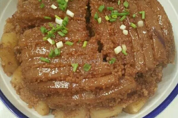 腐乳粉蒸肉的做法图解7