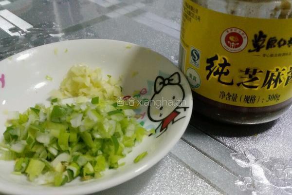 麻酱烧豆角的做法图解2