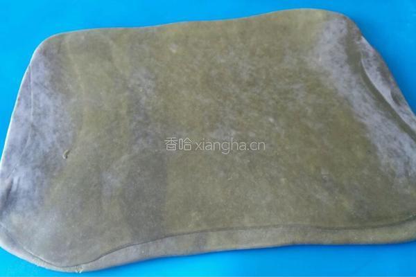 抹茶豆沙酥的做法图解5
