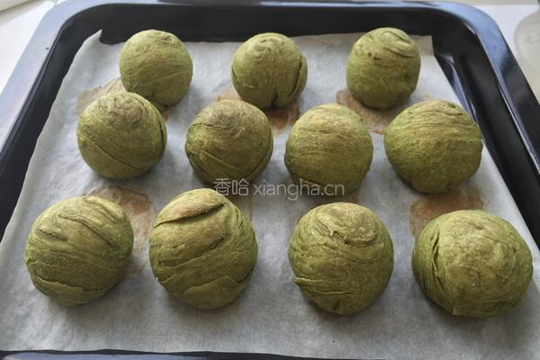 抹茶豆沙酥的做法图解11
