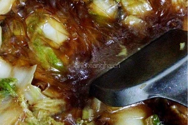 白菜炖宽粉的做法图解8
