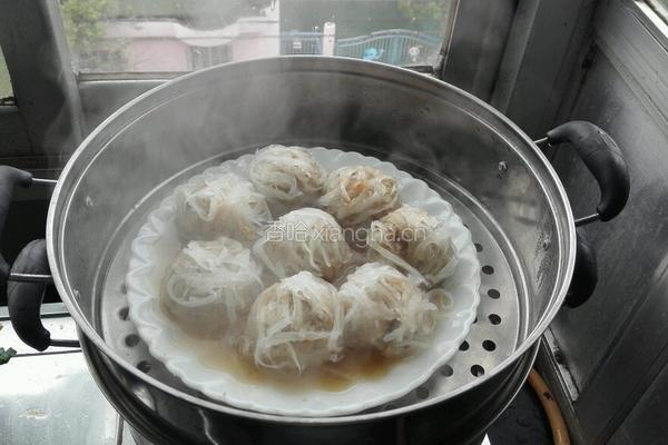 萝卜丝裹肉丸的做法图解10