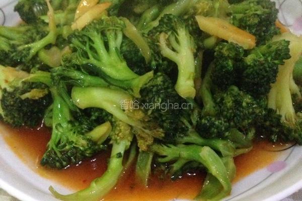 番茄酱炒西兰花