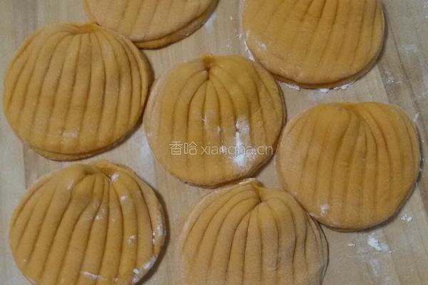 南瓜贝壳馒头的做法图解14