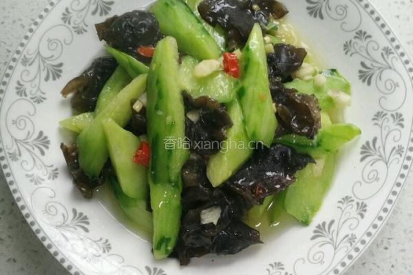 辣炒木耳黄瓜