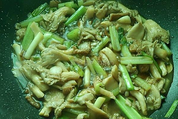 平菇炒肉片的做法图解9