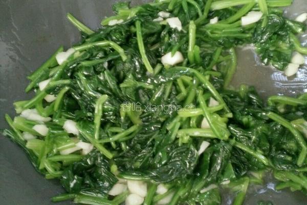 清炒菠菜的做法图解5