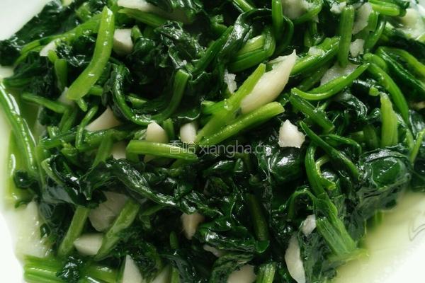 清炒菠菜的做法图解6