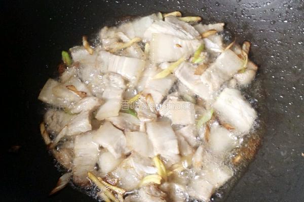 回锅肉炒时蔬的做法图解4