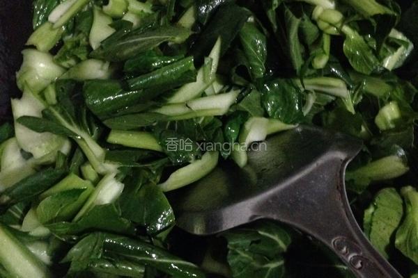 青菜面疙瘩汤的做法图解6