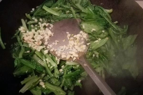 蒜蓉油麦菜的做法图解7
