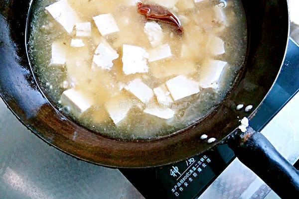 狗肉汤炖豆腐的做法图解4